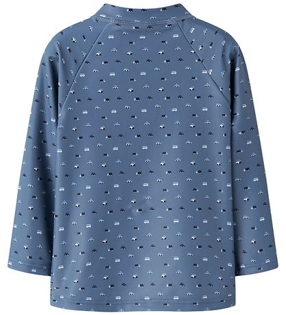 Name It Badebluse - NmmZippo - Vintage Indigo