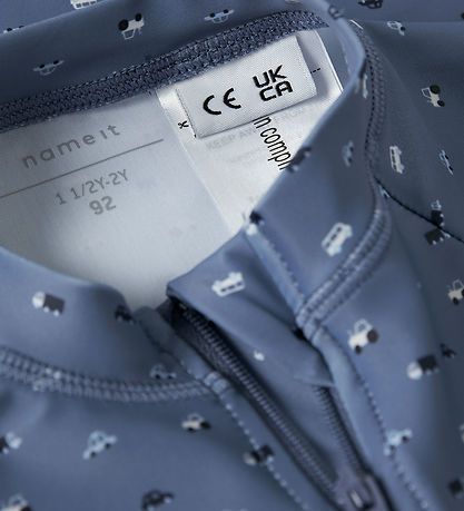 Name It Badebluse - NmmZippo - Vintage Indigo