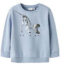 Name It Sweatshirt - NmmFinn - Blue Fog