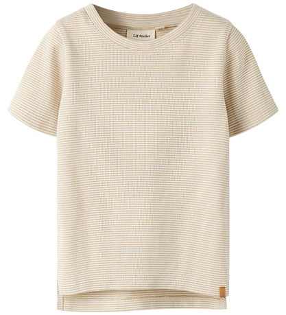 Lil Atelier T-shirt - Slim - NmmFeng - Oxford Tan