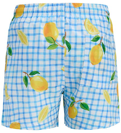 Jack & Jones Badeshorts - JpstMaui - AOP - Star White