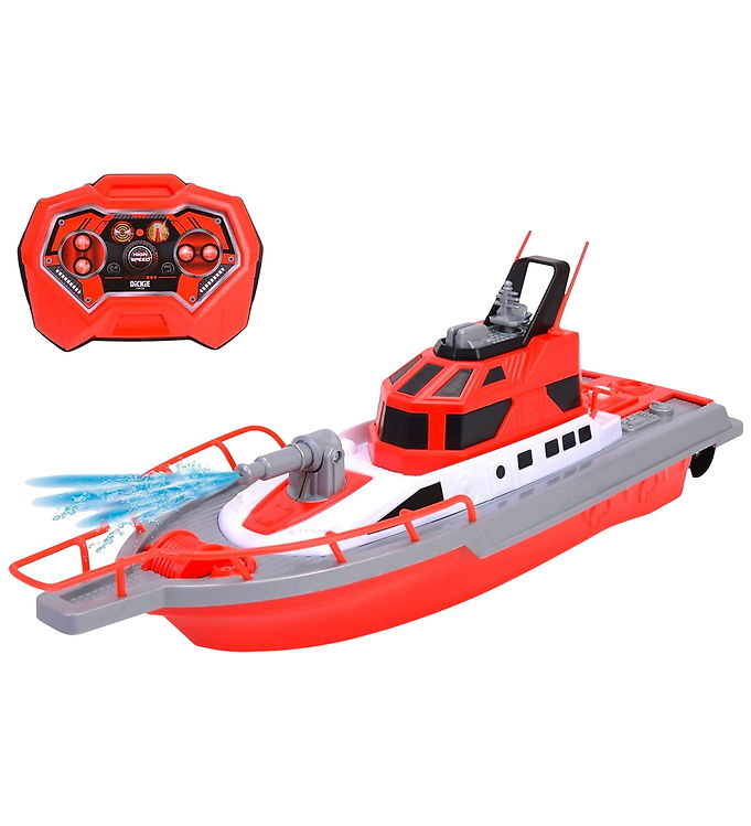 Dickie Toys Fjernstyret Båd - Fire Boat RTR