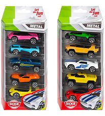 Dickie Toys Biler - Die-cast Vehicles - 5-pak - Asst.