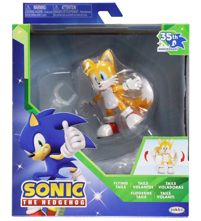 Sonic Legetøjsfigur - 8 cm - 35th Anniversary - Flying Tails