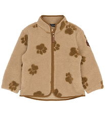 Mikk-Line Fleece Jacket - Teddy - Paw AOP