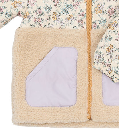 Mikk-Line Fleecejakke - Teddy - Mix AOP