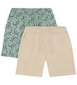 Minymo Sweatshorts - 2-pak - Lily Pad
