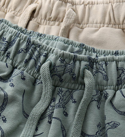 Minymo Sweatshorts - 2-pak - Lily Pad