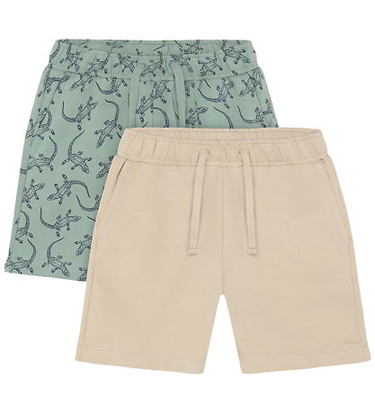 Minymo Sweatshorts - 2-pak - Lily Pad