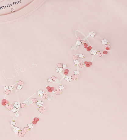 Minymo T-shirt - Peach Blush