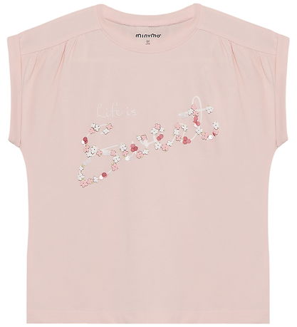 Minymo T-shirt - Peach Blush