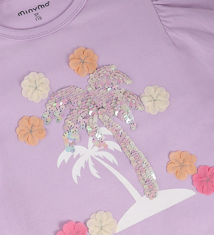 Minymo T-shirt - Violet Dusk