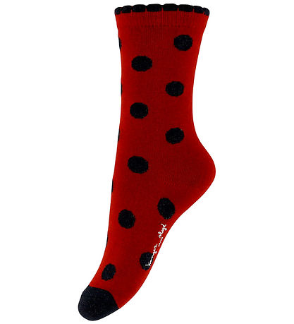 Konges Sløjd Strømper - Jacquard - 2-pak - Ladybug