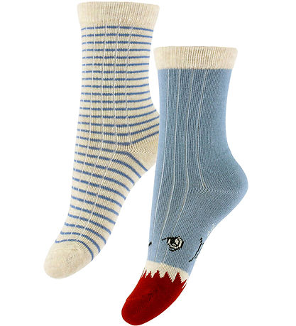 Konges Sløjd Strømper - 2-pak - Rib - Shark