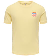 Kids Only T-shirt - KogBolette - Sunlight/Pink