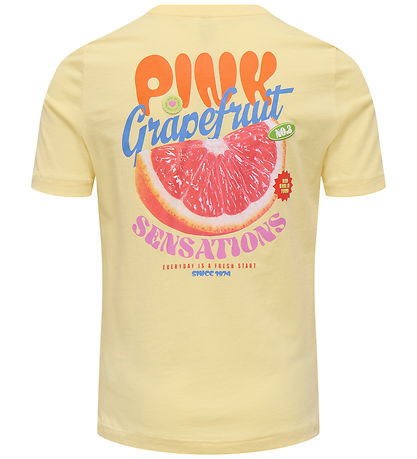 Kids Only T-shirt - KogBolette - Sunlight/Pink
