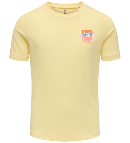 Kids Only T-shirt - KogBolette - Sunlight/Pink