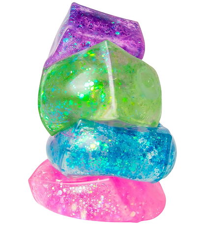 Scrunchems Legetøj - Glitter Sugar Cube - Assorteret
