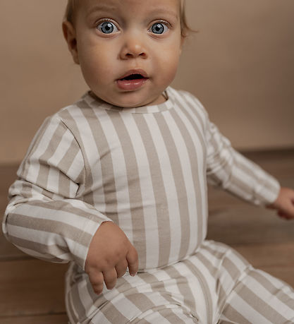 Hanevild Leggings - Striped - Summer Sand