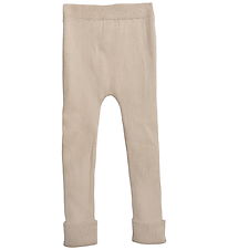Hanevild Leggings - Rib - Lynge - Sommer Sand