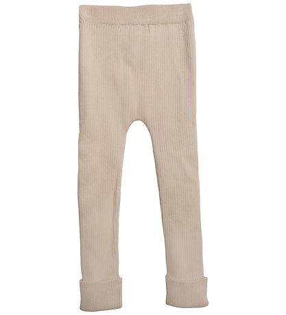 Hanevild Leggings - Rib - Lynge - Sommer Sand