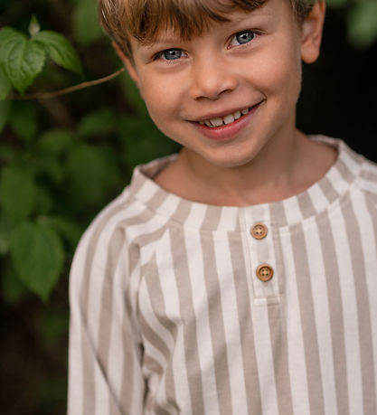 Hanevild T-shirt - Striped - Summer Sand