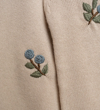 Hanevild Cardigan - Strik - Blueberry - Summer Sand