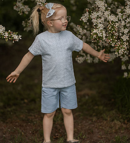 Hanevild T-shirt - Lace - Kentucky Blue