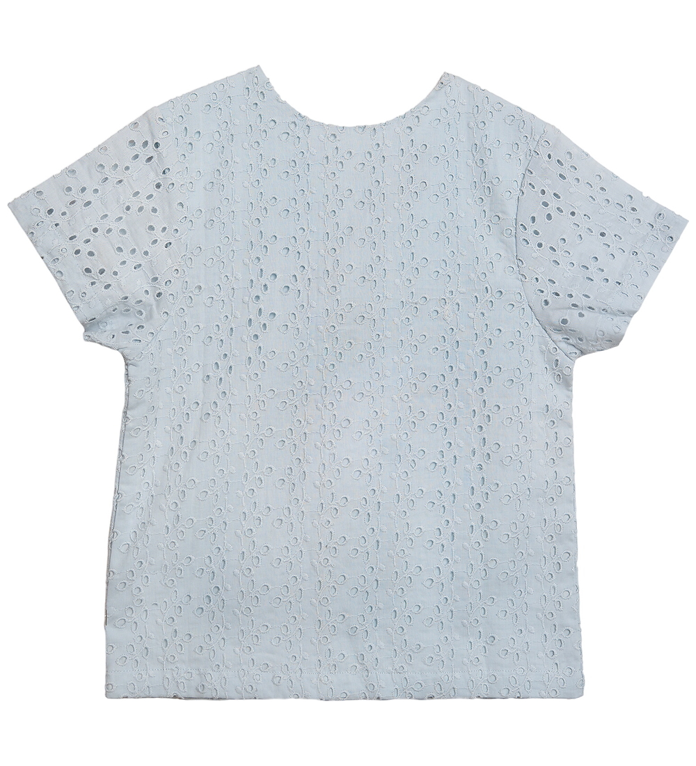 Hanevild T-Shirt - Lace - Kentucky Blue - Hanevild - 110/116 - T-Shirts