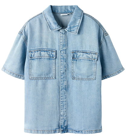 Name It Bluse - NkmJoy - Light Blue Denim