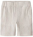 Name It Shorts - NkmFedenis - Chateau Gray/Cloud Dancer