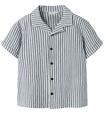 Name It Bluse - NkmFedenis - Vinatge Indigo/Cloud Dancer