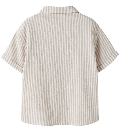 Name It Bluse - NkmFedenis - Chateau Gray/Cloud Dancer