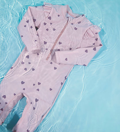 Name It Badeheldragt - 3/4 - NmfZippa - Burnished Lilac