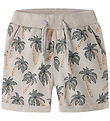Name It Sweatshorts - NmmVerrmo - Chateau Gray/Palms