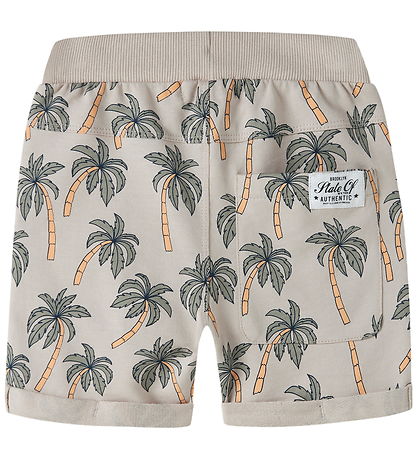 Name It Sweatshorts - NmmVerrmo - Chateau Gray/Palms