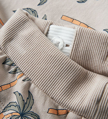 Name It Sweatshorts - NmmVerrmo - Chateau Gray/Palms