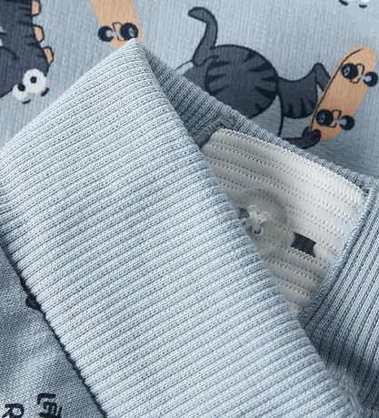 Name It Sweatshorts - NmmVermo - Blue Fog/Dion Skater