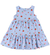 Name It Kjole - NmfVigga - Chambray Blue/Striped