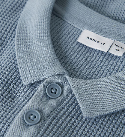 Name It Polo - Strik - Loose - NmmFikal - Blue Fog