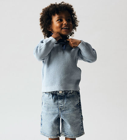 Name It Polo - Strik - Loose - NmmFikal - Blue Fog