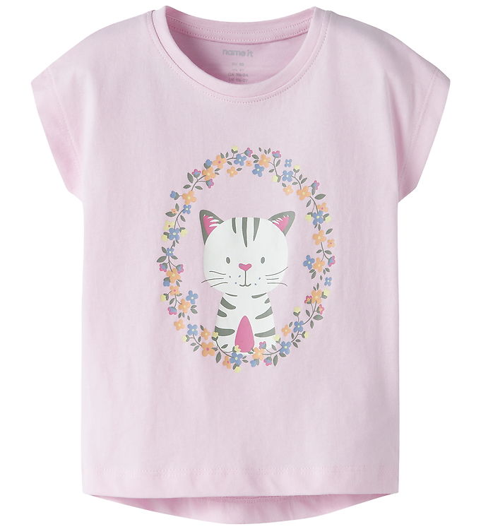 Name It T-shirt - NmfVigea - Pirouette/Flower Cat