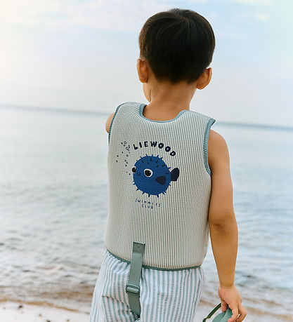 Liewood Svømmevest - 19-30 kg - Dove - Peppermint/Sandy