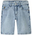 Name It Shorts - Noos - NkmRyan - Light Blue Bleached Denim