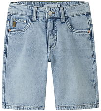 Name It Shorts - Noos - NkmRyan - Light Blue Bleached Denim