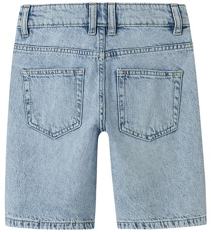 Name It Shorts - Noos - NkmRyan - Light Blue Bleached Denim