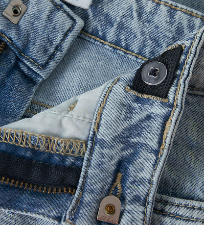 Name It Shorts - Noos - NkmRyan - Light Blue Bleached Denim