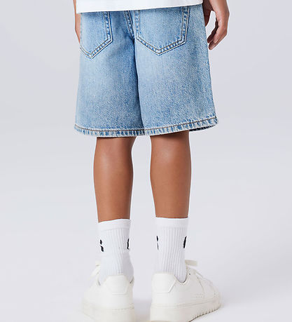 Name It Shorts - Noos - NkmRyan - Light Blue Bleached Denim