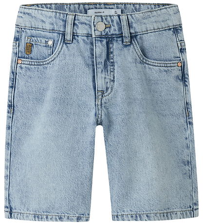 Name It Shorts - Noos - NkmRyan - Light Blue Bleached Denim