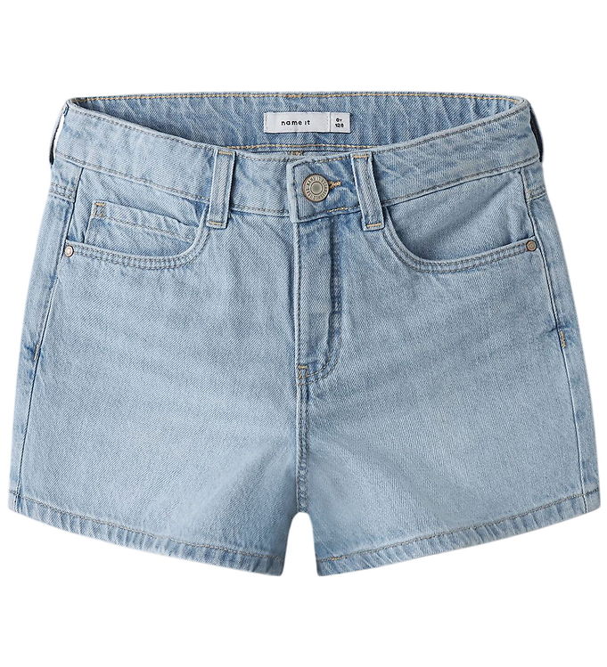 Name It Mom Denim Shorts Rose - Pige Shorts - Blå - 116